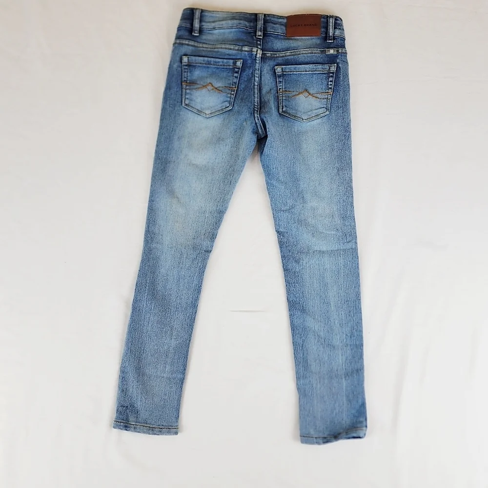 Lucky Brand Zoe Skinny Distressed Jeans Pants NEW